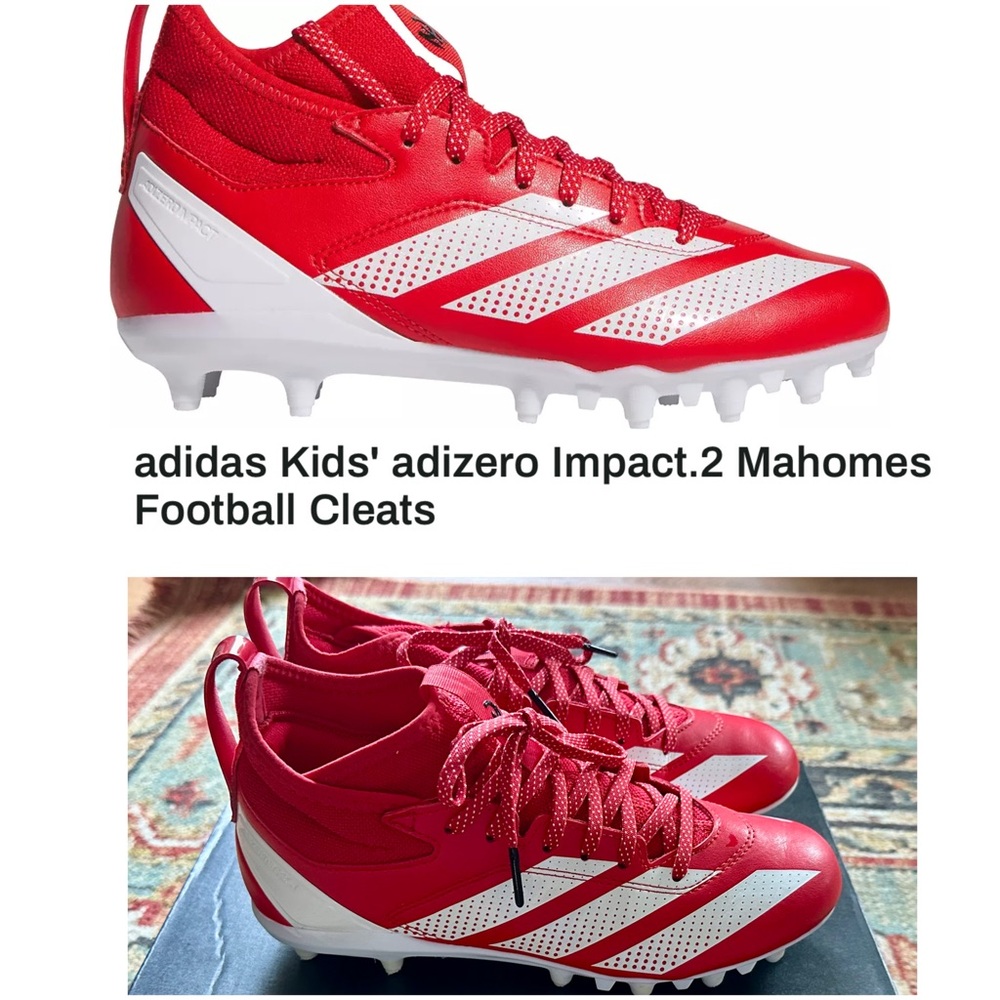 Mahomes Impact 2 Adidas Youth Football Cleats Sz 5